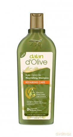 DALAN d`Olive Szampon do włosów nawilżająco - regenerujący 400 ml