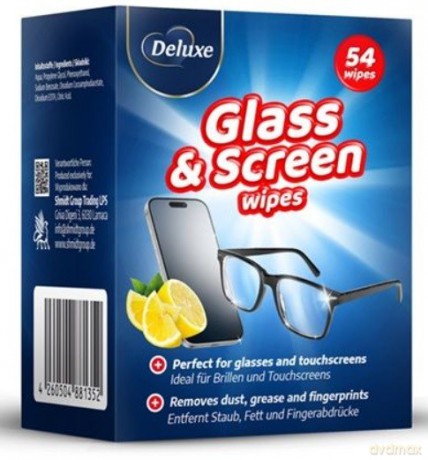 DELUXE Chusteczki 54szt Glass Screen do okularów