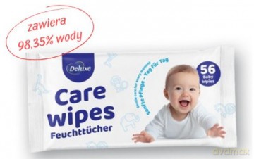 DELUXE Chusteczki 56szt Baby Care wipes
