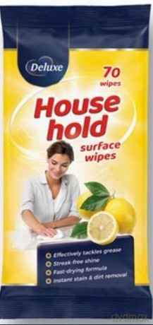 DELUXE Chusteczki 70szt Household uniwersalne