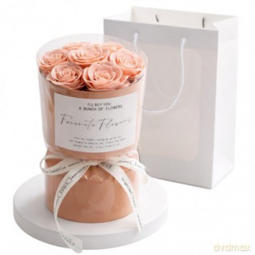 ECARLA Flower Box Bukiet zapachowych kwiatów mydlanych (BUK27R) 7 szt.