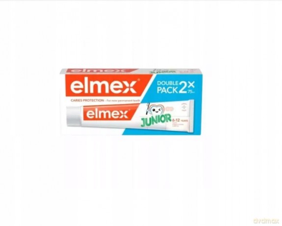 ELMEX Pasta d/zębów JUNIOR DUO 2x75ml 6-12 LAT