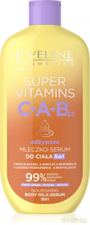 EVELINE BODY Mleczko 350ml SUPER VITAMINS Odżywcz.
