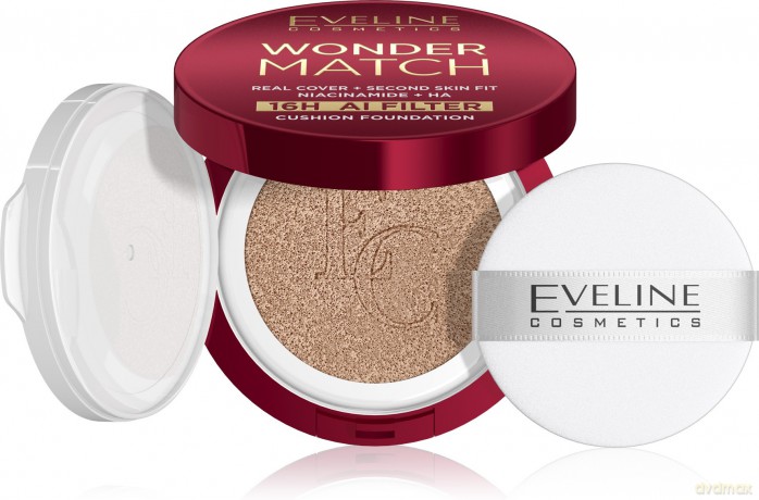 EVELINE KOL Fluid kryjący Cushion 01N Ivory