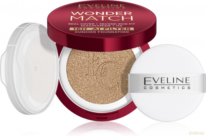 EVELINE KOL Fluid kryjący Cushion 02W Vanilla