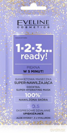 EVELINE SASZ Maseczka 8ml 123 READY Nawilżająca