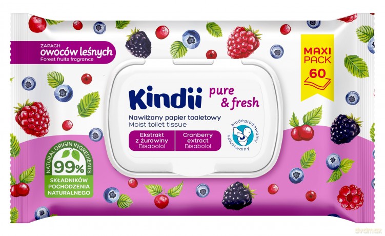 HARPER KINDI Papier nawilż. pure&fresh Owoce leśne