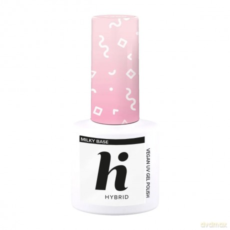 HI HYBRID Pastel Base Baza do lakieru hybrydowego Milky 5 ml