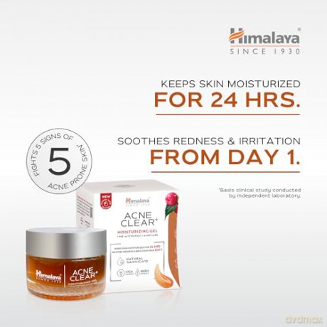 HIMALAYA Acne Clear+ Żel do twarzy nawilżający 50 ml