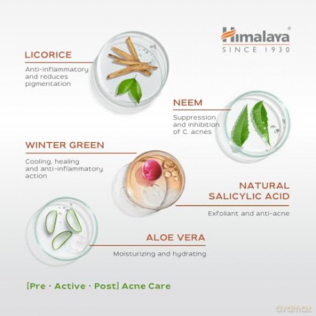 HIMALAYA Acne Clear+ Żel do twarzy nawilżający 50 ml