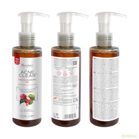 HIMALAYA Acne Clear+ Żel do twarzy przeciwtrądzikowy 200 ml