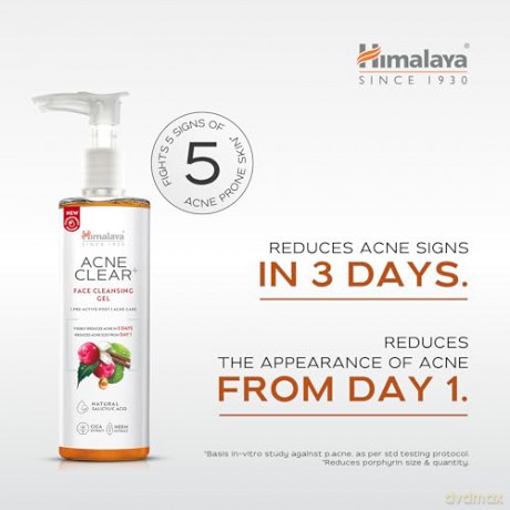 HIMALAYA Acne Clear+ Żel do twarzy przeciwtrądzikowy 200 ml
