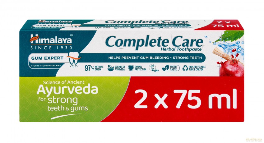 HIMALAYA Ayurveda Pasta do zębów na podrażnione dziąsła Complete Care Duopack 1 op. - 2 x 75 ml