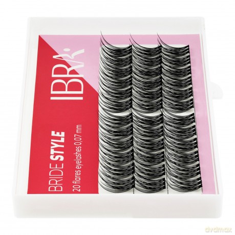 IBRA Kępki rzęs Bride Style 12 mm