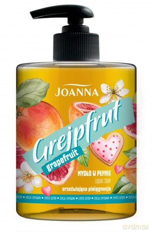JOANNA NAT.Mydło w płynie 500ml Grejpfrut