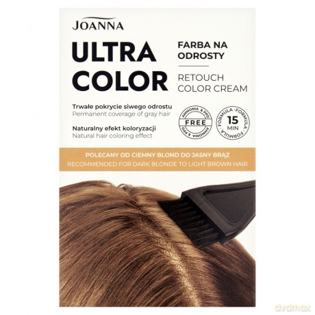 JOANNA Ultra Color Farba na odrosty od ciemnego blondu do jasnego brązu 1 op.