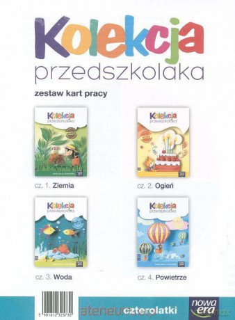 Kolekcja przedszkolaka - czterolatki. Karty pracy [KSIĄŻKA]
