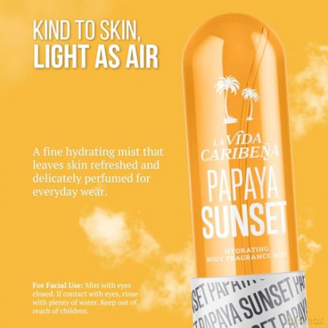 LA VIDA CARIBENA Body Mist Mgiełka do ciała Papaya Sunset 250 ml