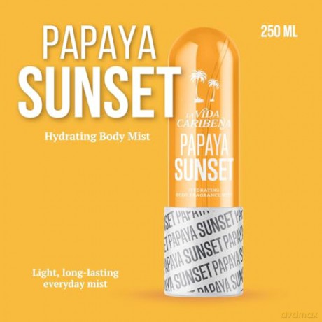 LA VIDA CARIBENA Body Mist Mgiełka do ciała Papaya Sunset 250 ml