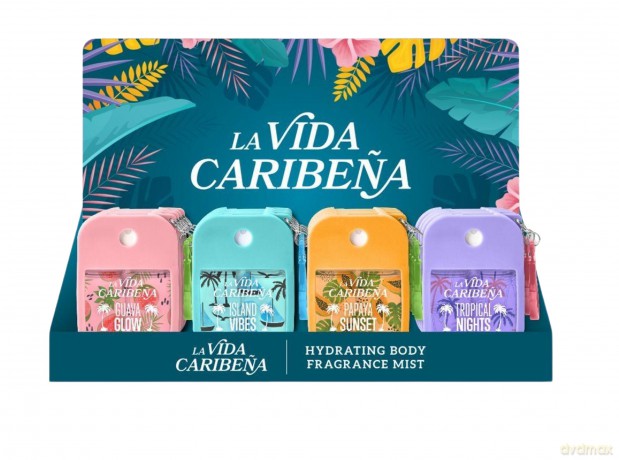 LA VIDA CARIBENA Body Mist Zestaw mgiełek do ciała Tropical Collection 24 x 35 ml