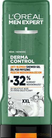 LOR MEN Żel p/prysznic 400ml Derma Control&