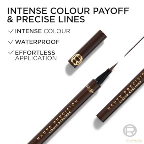 LOREAL Haute Precision Eyeliner w pisaku nr 020 Brun Leather