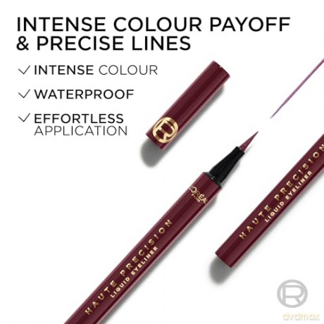 LOREAL Haute Precision Eyeliner w pisaku nr 050 Bordeaux Cashmere