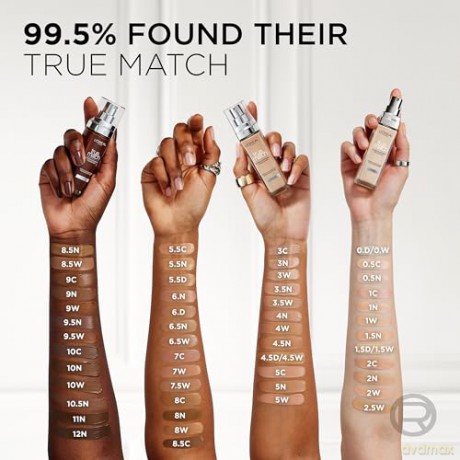 LOREAL True Match Podkład do twarzy N1.5 Warm Light 30 ml