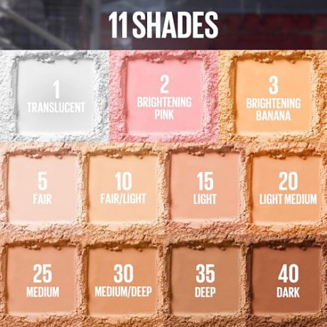 MAYBELLINE Fit Me Puder sypki matujący - 01 Translucent 15 g