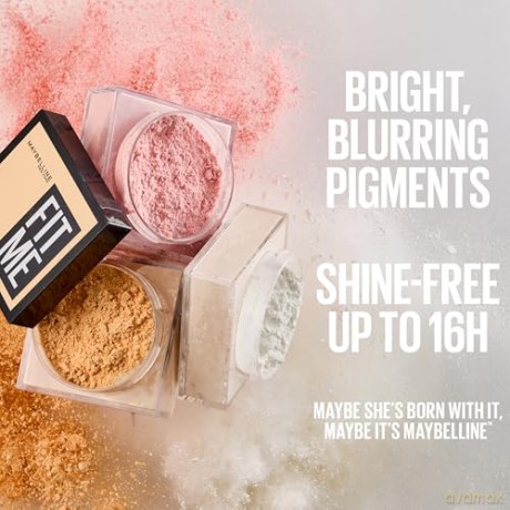 MAYBELLINE Fit Me Puder sypki matujący - 01 Translucent 15 g