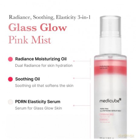 MEDICUBE PDRN Pink Gluthatione Mgiełka do twarzy 100 ml