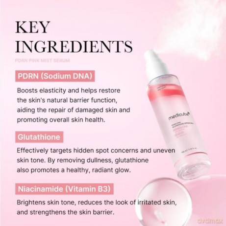 MEDICUBE PDRN Pink Gluthatione Mgiełka do twarzy 100 ml