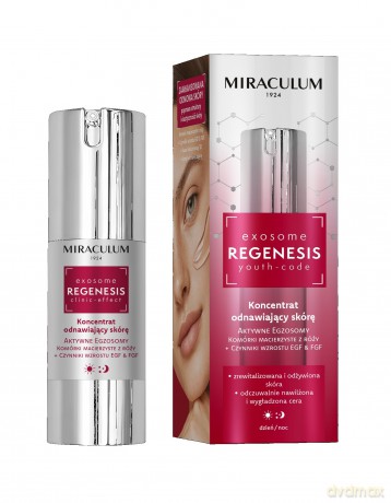 MIRACULUM Exosome Regenesis Youth-Code Koncentrat odnawiający skórę na dzień i noc 30 ml