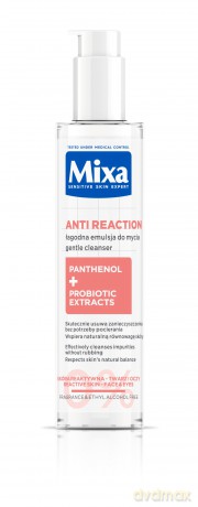 MIXA Anti Reaction Łagodna Emulsja do mycia twarzy i oczu do skóry reaktywnej 150 ml