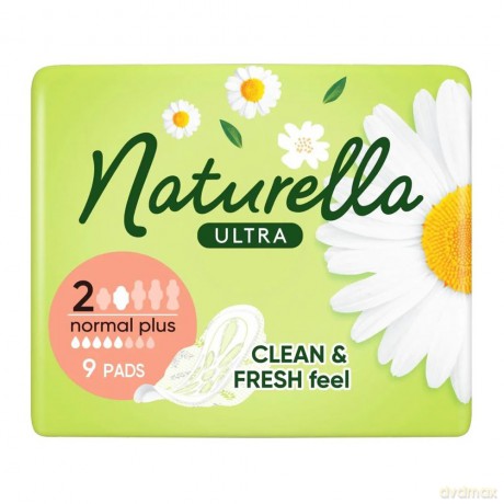 NATURELLA Ultra Normal Plus Podpaski ze skrzydełkami - Normal Plus (rozmiar 2) 1 op. - 9 szt.