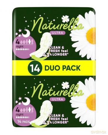 NATURELLA Ultra Podpaski ze skrzydełkami Night - (rozmiar 4) 1 op. - 14 szt.