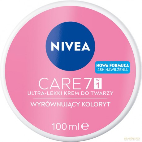 NIVEA Care 7w1 Ultra-Lekki krem do twarzy wyrównujący koloryt 100 ml