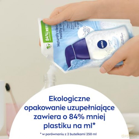 NIVEA Care Soap Pielęgnujące mydło w płynie z mleczkiem migdałowym Creme Soft - zapas 500 ml