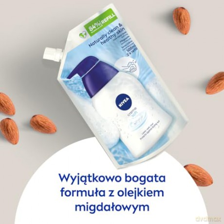 NIVEA Care Soap Pielęgnujące mydło w płynie z mleczkiem migdałowym Creme Soft - zapas 500 ml