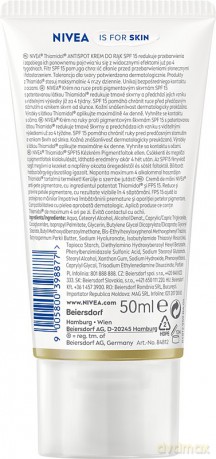 NIVEA Luminous Antispot Krem przeciw przebarwieniom do rąk 50 ml