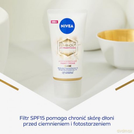 NIVEA Luminous Antispot Krem przeciw przebarwieniom do rąk 50 ml