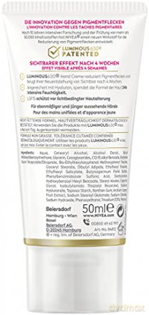 NIVEA Luminous Antispot Krem przeciw przebarwieniom do rąk 50 ml