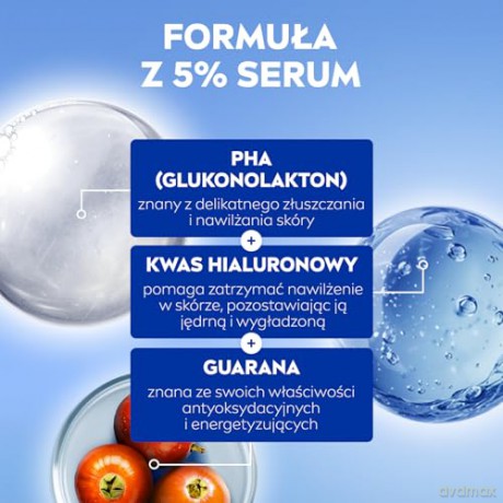 NIVEA Luminous Skin Glow Płyn micelarny z 5% serum 400 ml