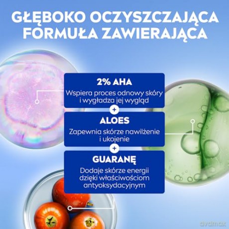 NIVEA Luminous Skin Glow Żel do mycia twarzy z aloesem i guaraną 150 ml