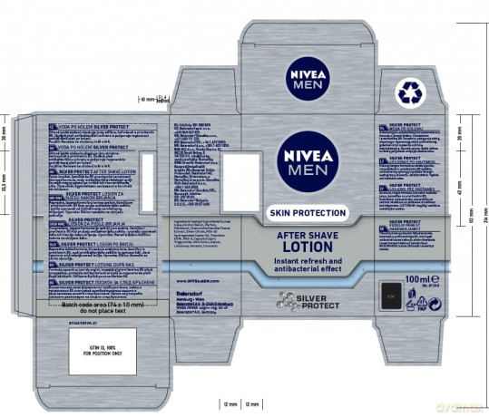 NIVEA MEN Woda p/goleniu SILVER PROTECT 81340