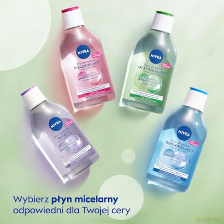 NIVEA Płyn micelarny kojący do twarzy, oczu i ust 400 ml