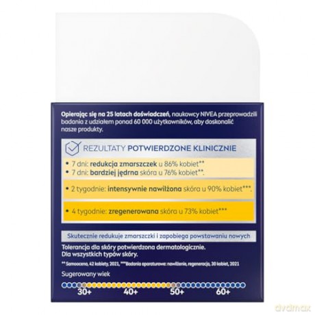 NIVEA Q10 Przeciwzmarszczkowe Ujędrnienie Regenerujący krem na noc - wszystkie typy skóry 50 ml