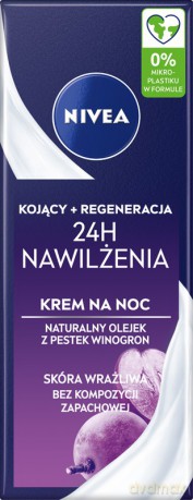 NIVEA V 24H NAWILŻENIA Krem n/noc kojący 82348