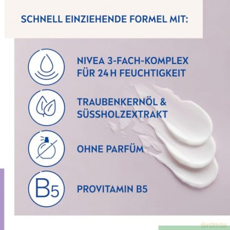 NIVEA V 24H NAWILŻENIA Krem n/noc kojący 82348