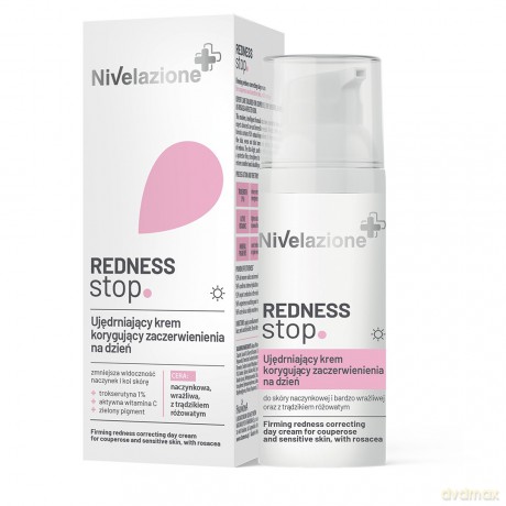 NIVELAZIONE Redness Stop Ujędrniający krem korygujący zaczerwienienia na dzień 50 ml